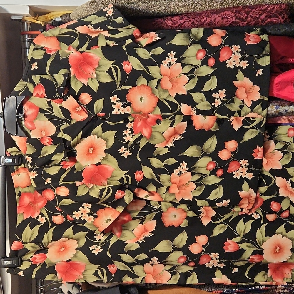 Vintage 2 piece tropical print set